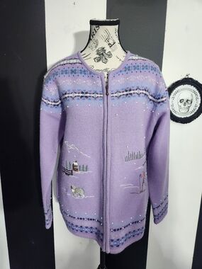 Cottagecore Embroidered Cardigan